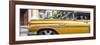 Cuba Fuerte Collection Panoramic - Vintage Yellow Car "Streetmachine"-Philippe Hugonnard-Framed Photographic Print