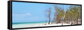 Cuba Fuerte Collection Panoramic - White Sand Beach-Philippe Hugonnard-Framed Stretched Canvas