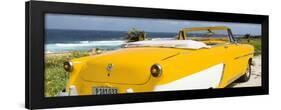 Cuba Fuerte Collection Panoramic - Yellow Cabriolet Classic Car-Philippe Hugonnard-Framed Photographic Print