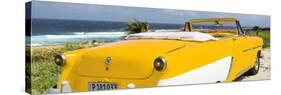 Cuba Fuerte Collection Panoramic - Yellow Cabriolet Classic Car-Philippe Hugonnard-Stretched Canvas