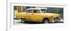 Cuba Fuerte Collection Panoramic - Yellow Chevy-Philippe Hugonnard-Framed Photographic Print