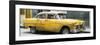 Cuba Fuerte Collection Panoramic - Yellow Chevy-Philippe Hugonnard-Framed Photographic Print