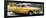 Cuba Fuerte Collection Panoramic - Yellow Chevy-Philippe Hugonnard-Framed Photographic Print