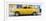 Cuba Fuerte Collection Panoramic - Yellow Classic American Car-Philippe Hugonnard-Framed Photographic Print