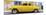 Cuba Fuerte Collection Panoramic - Yellow Classic American Car-Philippe Hugonnard-Mounted Photographic Print