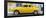 Cuba Fuerte Collection Panoramic - Yellow Classic American Car-Philippe Hugonnard-Framed Photographic Print