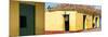 Cuba Fuerte Collection Panoramic - Yellow Facades in Trinidad II-Philippe Hugonnard-Mounted Photographic Print