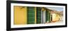 Cuba Fuerte Collection Panoramic - Yellow Facades in Trinidad-Philippe Hugonnard-Framed Photographic Print