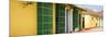 Cuba Fuerte Collection Panoramic - Yellow Facades in Trinidad-Philippe Hugonnard-Mounted Photographic Print