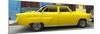 Cuba Fuerte Collection Panoramic - Yellow Taxi of Havana-Philippe Hugonnard-Mounted Photographic Print