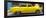 Cuba Fuerte Collection Panoramic - Yellow Taxi of Havana-Philippe Hugonnard-Framed Photographic Print