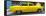 Cuba Fuerte Collection Panoramic - Yellow Taxi of Havana-Philippe Hugonnard-Framed Stretched Canvas