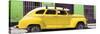 Cuba Fuerte Collection Panoramic - Yellow Vintage Car-Philippe Hugonnard-Stretched Canvas