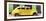 Cuba Fuerte Collection Panoramic - Yellow Vintage Car-Philippe Hugonnard-Framed Photographic Print