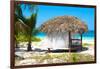 Cuba Fuerte Collection - Paradise Beach Hut-Philippe Hugonnard-Framed Photographic Print