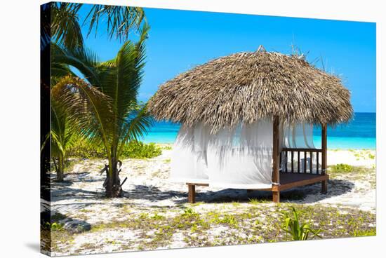 Cuba Fuerte Collection - Paradise Beach Hut-Philippe Hugonnard-Stretched Canvas