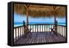 Cuba Fuerte Collection - Peaceful Beach-Philippe Hugonnard-Framed Stretched Canvas