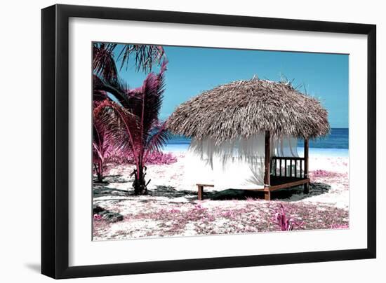 Cuba Fuerte Collection - Pink Beach-Philippe Hugonnard-Framed Photographic Print