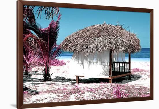 Cuba Fuerte Collection - Pink Beach-Philippe Hugonnard-Framed Photographic Print