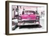 Cuba Fuerte Collection - Pink Chevy-Philippe Hugonnard-Framed Photographic Print