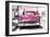 Cuba Fuerte Collection - Pink Chevy-Philippe Hugonnard-Framed Photographic Print