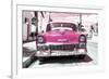 Cuba Fuerte Collection - Pink Chevy-Philippe Hugonnard-Framed Photographic Print