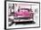 Cuba Fuerte Collection - Pink Chevy-Philippe Hugonnard-Framed Photographic Print