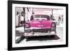 Cuba Fuerte Collection - Pink Chevy-Philippe Hugonnard-Framed Photographic Print