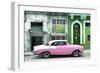 Cuba Fuerte Collection - Pink Classic Car in Havana-Philippe Hugonnard-Framed Photographic Print