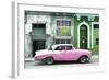 Cuba Fuerte Collection - Pink Classic Car in Havana-Philippe Hugonnard-Framed Photographic Print