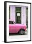 Cuba Fuerte Collection - Pink Classic Car-Philippe Hugonnard-Framed Photographic Print