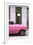 Cuba Fuerte Collection - Pink Classic Car-Philippe Hugonnard-Framed Photographic Print