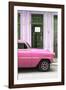 Cuba Fuerte Collection - Pink Classic Car-Philippe Hugonnard-Framed Photographic Print