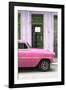 Cuba Fuerte Collection - Pink Classic Car-Philippe Hugonnard-Framed Photographic Print