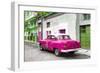 Cuba Fuerte Collection - Pink Taxi Pontiac 1953-Philippe Hugonnard-Framed Photographic Print