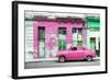 Cuba Fuerte Collection - Pink Vintage American Car in Havana-Philippe Hugonnard-Framed Photographic Print