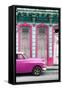 Cuba Fuerte Collection - Pink Vintage Car in Havana II-Philippe Hugonnard-Framed Stretched Canvas