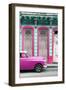 Cuba Fuerte Collection - Pink Vintage Car in Havana II-Philippe Hugonnard-Framed Photographic Print