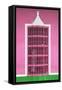 Cuba Fuerte Collection - Pink Window-Philippe Hugonnard-Framed Stretched Canvas