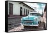 Cuba Fuerte Collection - Plymouth Classic Car II-Philippe Hugonnard-Framed Stretched Canvas