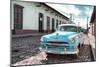 Cuba Fuerte Collection - Plymouth Classic Car II-Philippe Hugonnard-Mounted Photographic Print