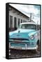 Cuba Fuerte Collection - Plymouth Classic Car IV-Philippe Hugonnard-Framed Stretched Canvas