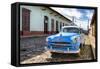 Cuba Fuerte Collection - Plymouth Classic Car-Philippe Hugonnard-Framed Stretched Canvas