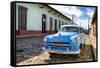 Cuba Fuerte Collection - Plymouth Classic Car-Philippe Hugonnard-Framed Stretched Canvas