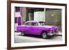 Cuba Fuerte Collection - Purple Chevy-Philippe Hugonnard-Framed Photographic Print