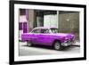 Cuba Fuerte Collection - Purple Chevy-Philippe Hugonnard-Framed Photographic Print