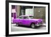 Cuba Fuerte Collection - Purple Chevy-Philippe Hugonnard-Framed Photographic Print