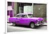 Cuba Fuerte Collection - Purple Chevy-Philippe Hugonnard-Framed Photographic Print