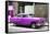 Cuba Fuerte Collection - Purple Chevy-Philippe Hugonnard-Framed Stretched Canvas