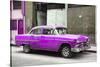 Cuba Fuerte Collection - Purple Chevy-Philippe Hugonnard-Stretched Canvas